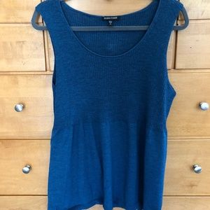 Eileen Fisher Sleevless Gathered Sweater Sz XL